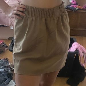 J. Crew Khaki Skirt